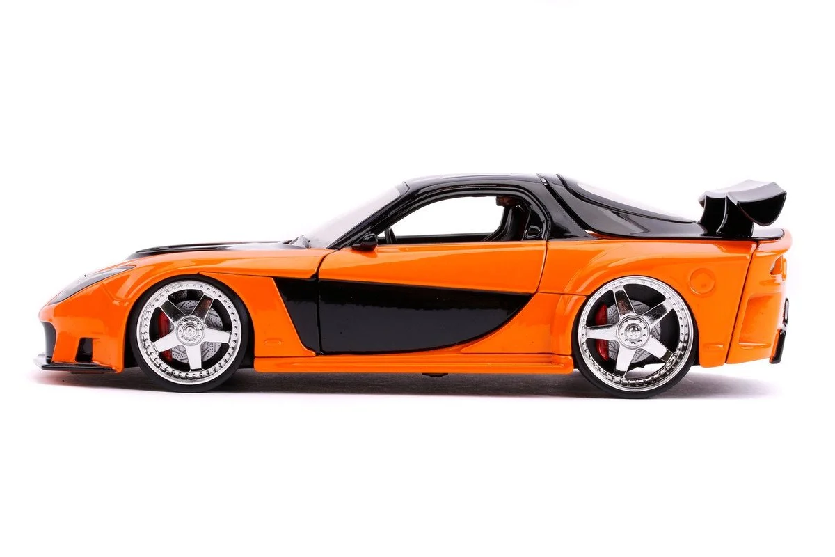 Han's Mazda RX-7 RHD (Right Hand Drive) Orange and Black 