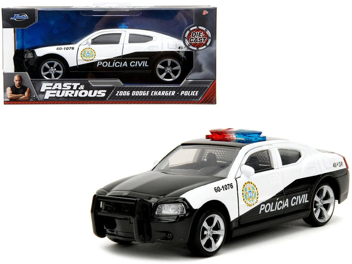 2006 Dodge Charger Police Black and White 