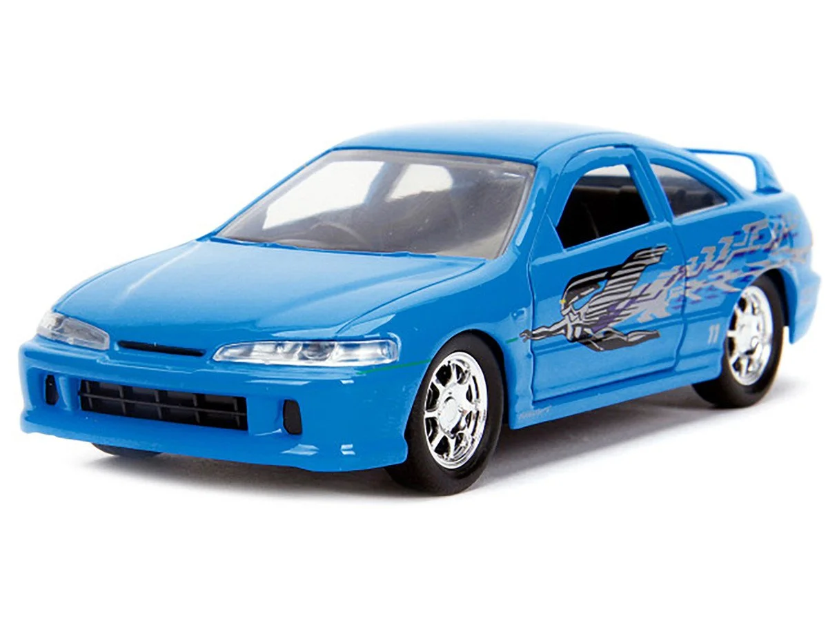 Mia's Acura Integra Light Blue with Graphics 