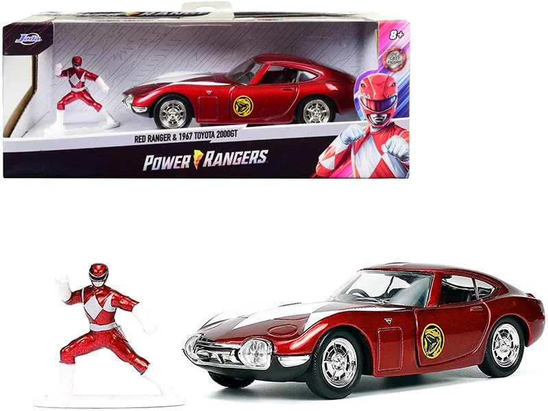 1967 Toyota 2000GT RHD and Red Ranger Figure 