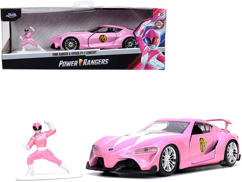 Toyota FT-1 Concept 1/32 and Pink Ranger 