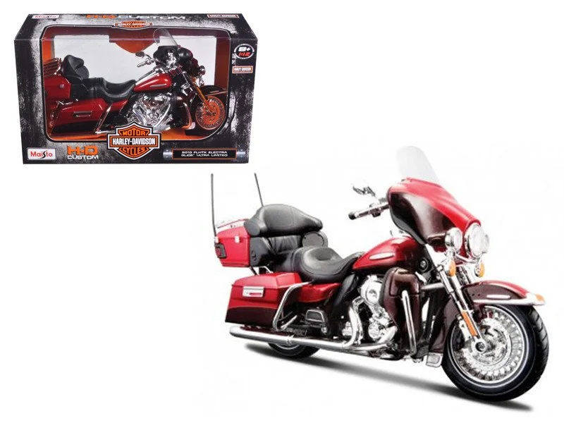 2013 Harley Davidson FLHTK Electra Glide Ultra Limited Red 1/12 Diecast