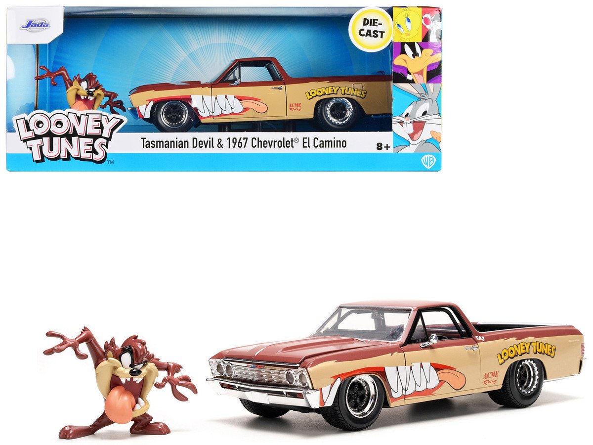 1967 Chevrolet El Camino with Graphics and Taz Diecast Figure