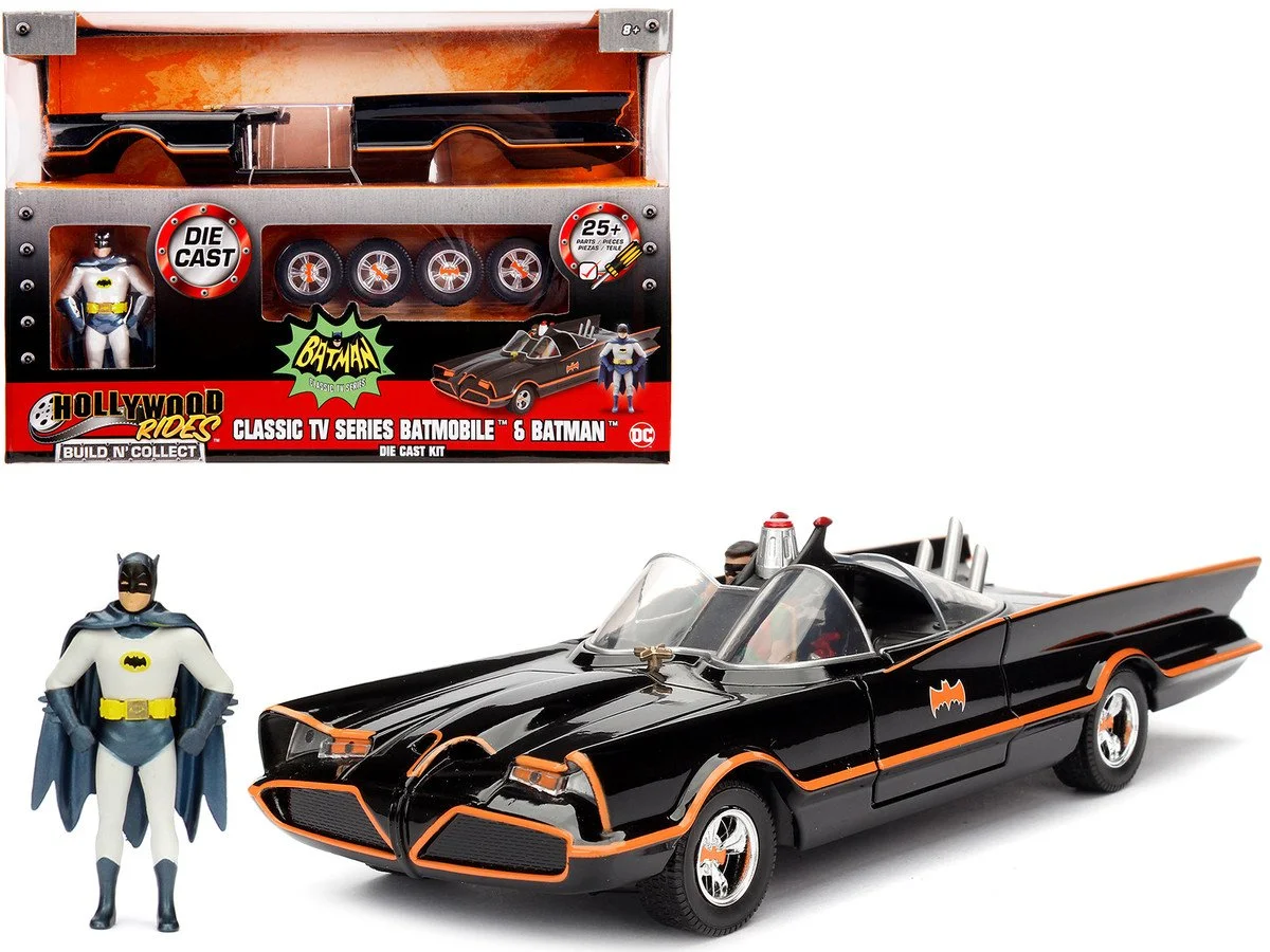 Model Kit Classic Batmobile 1/24 with Batman Figure