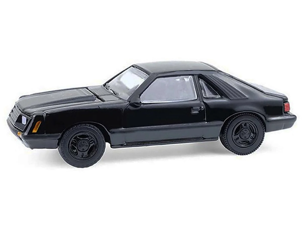 1979 Ford Mustang Fastback Black 1/64 Diecast by Greenlight
