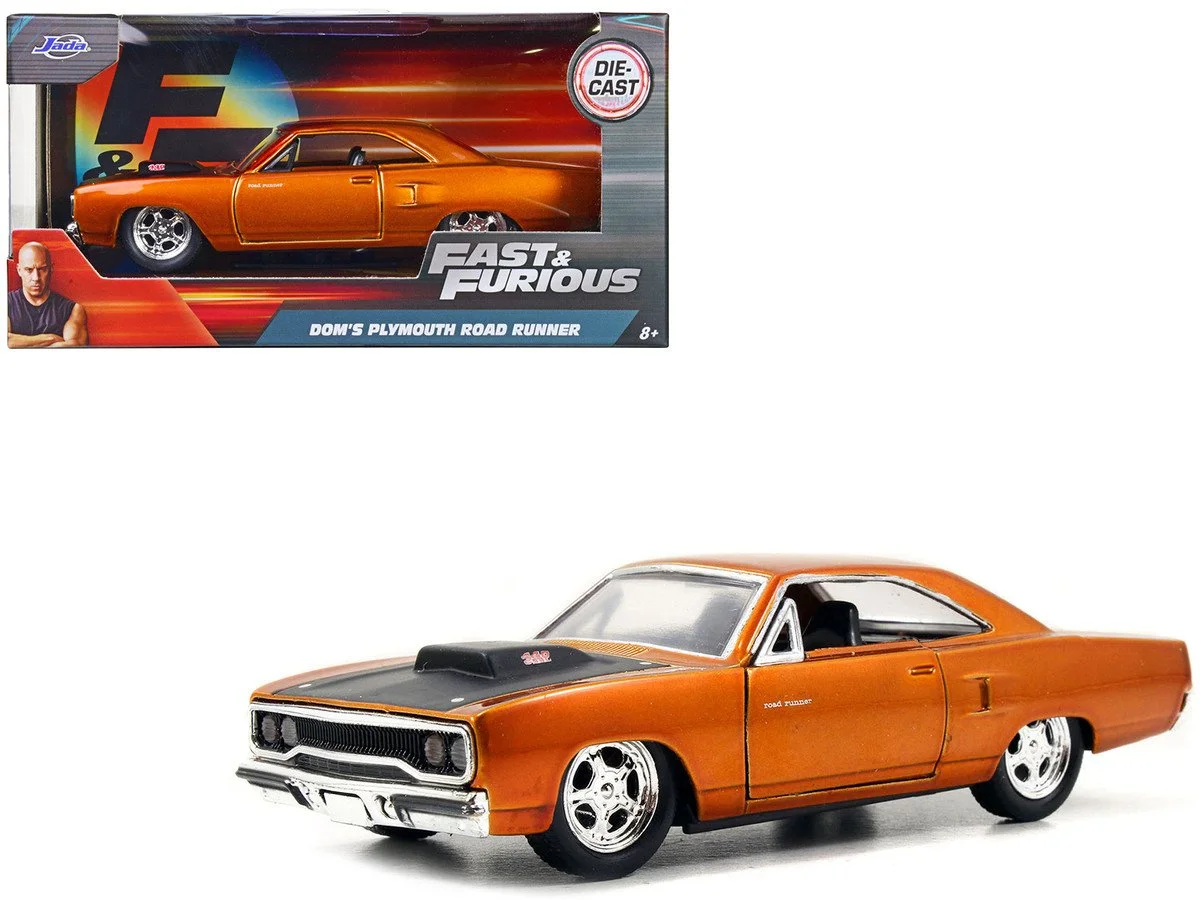 Dom's Plymouth Road Runner Orange "Fast & Furious" 1/32 Diecast