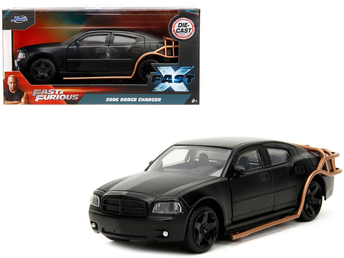 2006 Dodge Charger Matt Black with Outer Cage 
