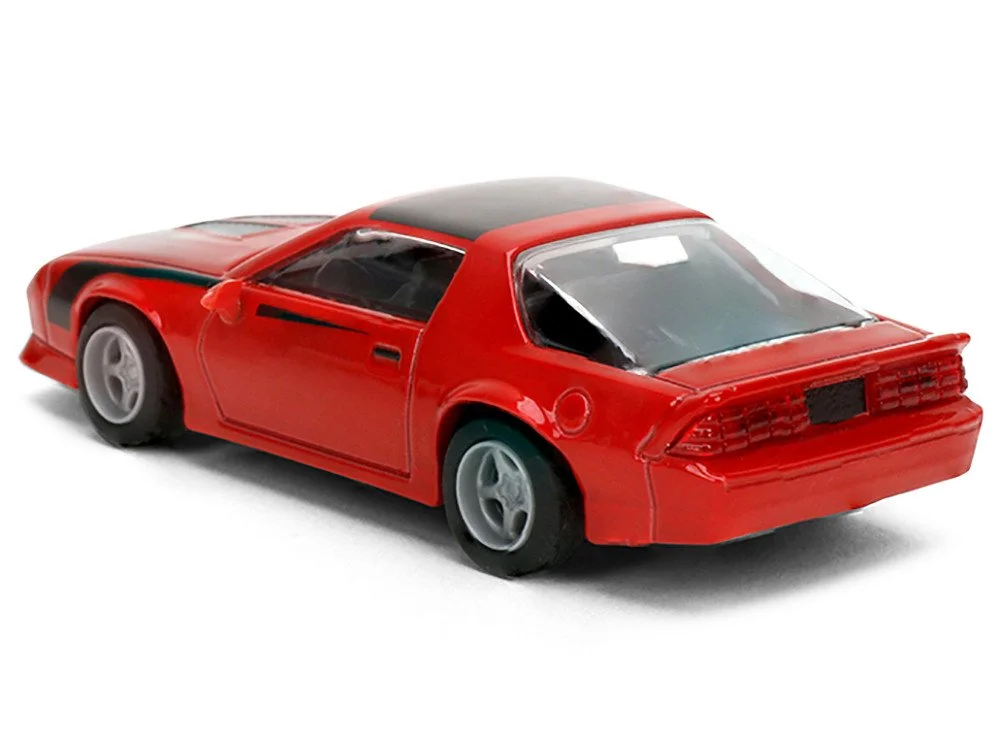 1985 Chevrolet Camaro Red with Black Top 1/64 Diecast Model Car