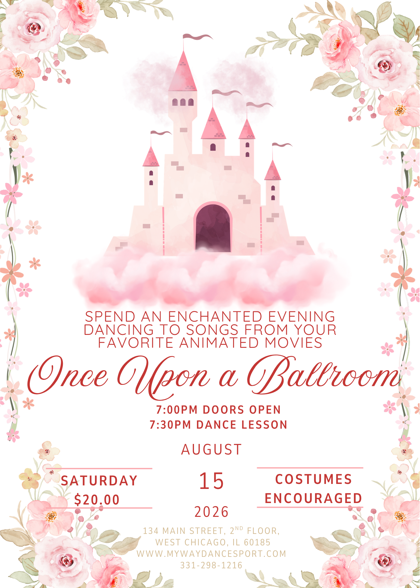 Once Upon a Ballroom - Saturday Party