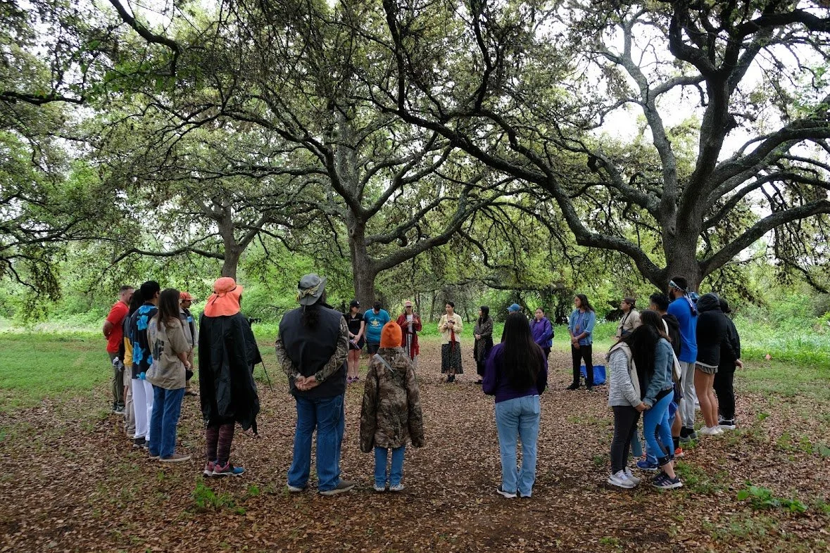 Alexia Leclercq at the sacred waters of mother earth event in East Austin