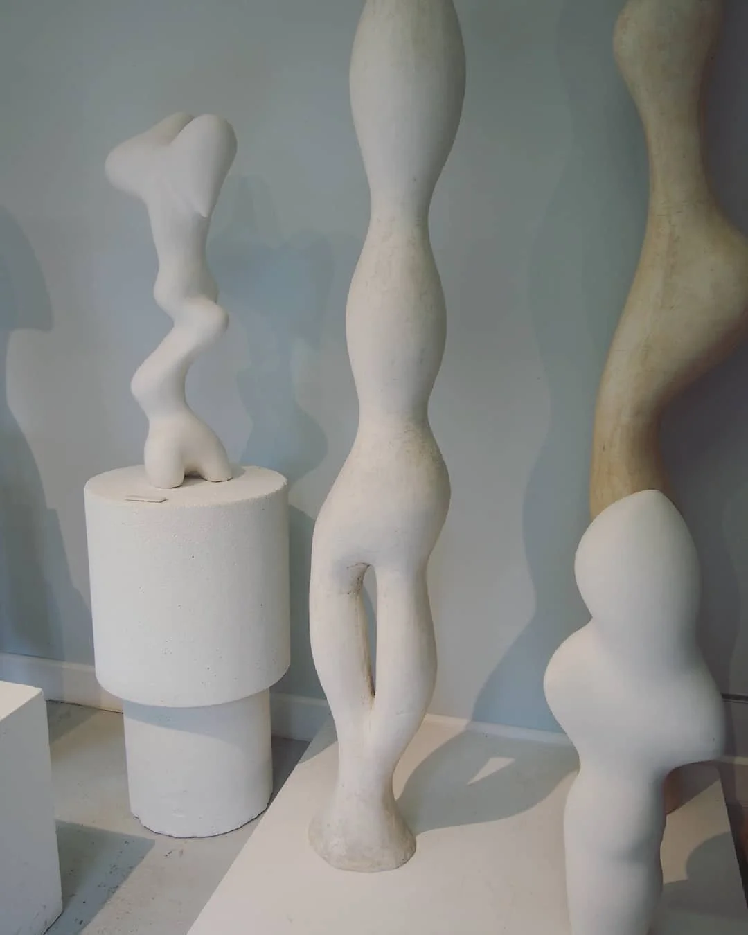 Light and shadows animate amorphous shapes in the studio of Jean Arp in Clamart, where he lived and worked alongside Sophie Tauber. Their home together became a place of creation and retreat in a Paris suburb. Now open to the public, the space exhibi