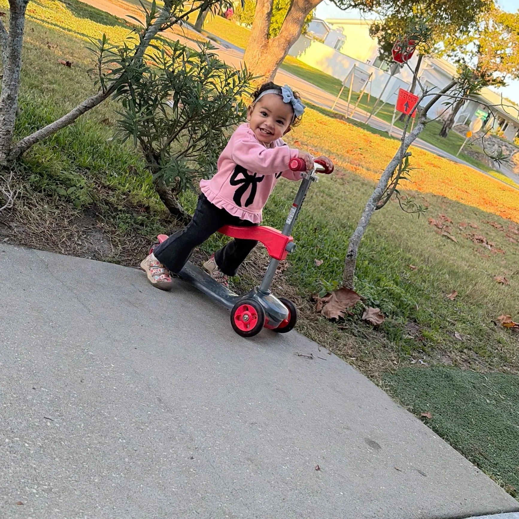 This Toddler Scooter has lasted through 4 Children (and counting) and now it has LIGHTS!