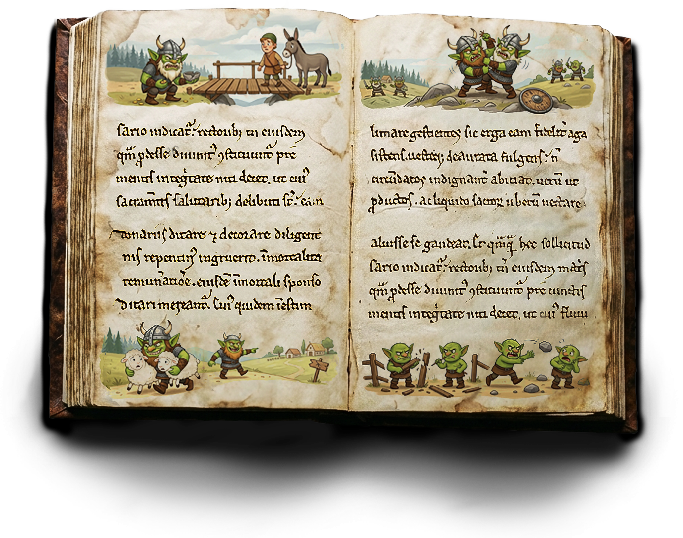 Troll in the Bowl storybook introducing the history and traditions of the trolls and the origins of the sacred bowl in this screen-free Halloween adventure.