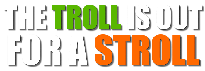 The Troll is out for a stroll on a quest to find his bowl in this screen-free Halloween tradition