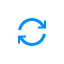 A circular arrow icon indicating refresh or reload.