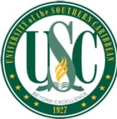University of the Southern Carolinas logo with green and yellow colors, featuring an open book, a torch, and the words 'Beyond Excellence' and '1927'.