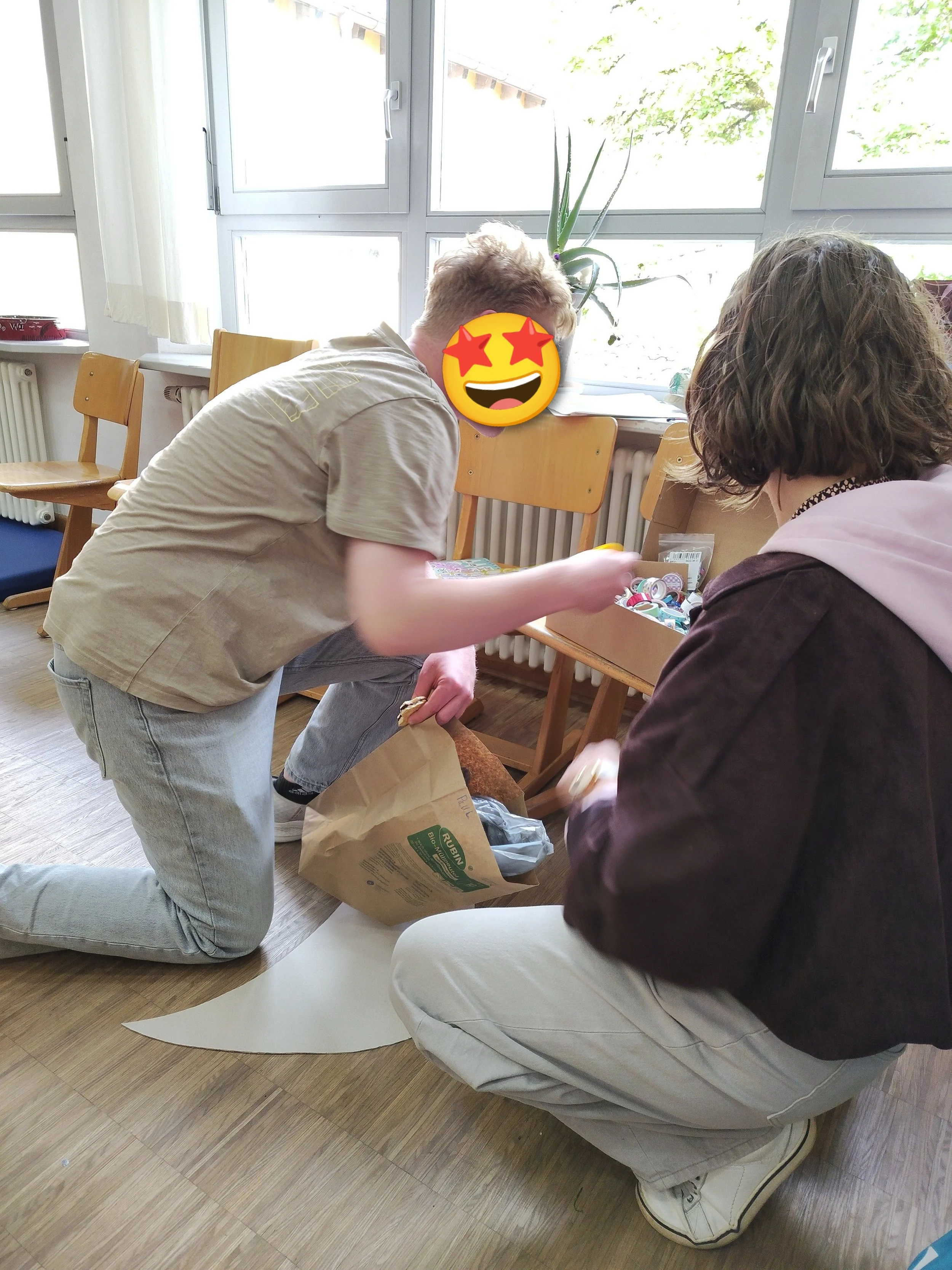 Begleitung und Beratung zur Auswahl des Materials