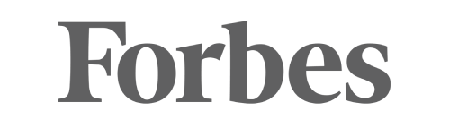 Forbes logo in black and gray text