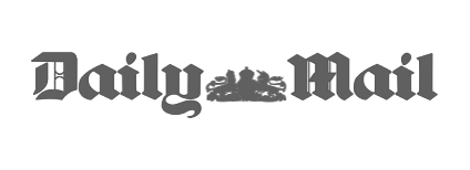 The logo of the Daily Mail featuring its name in black Gothic font