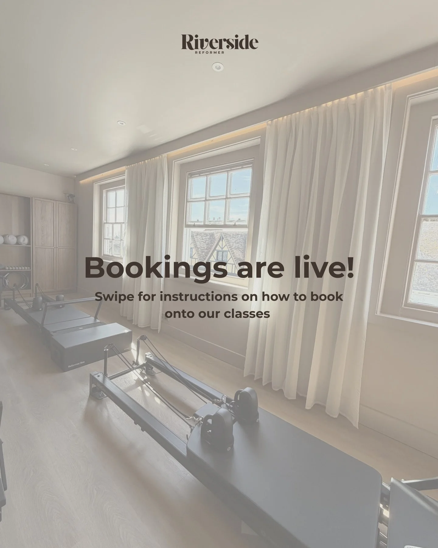 Class bookings are live!🧘🏽&zwj;♀️

Head to the link in our bio to book a class with us. We&rsquo;re so excited to welcome you into our studio!✨