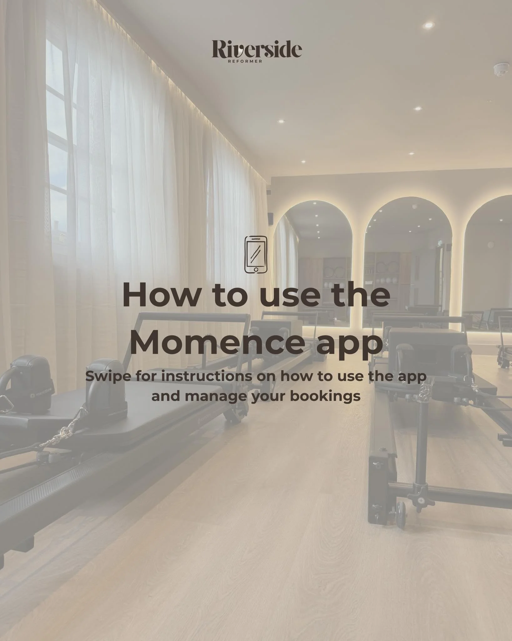Momence app📱

At Riverside Reformer we are using Momence as our booking system and we recommend using the app to book classes, buy class packs and manage your bookings. 

We have provided instructions on how you can use the app in this post but if y