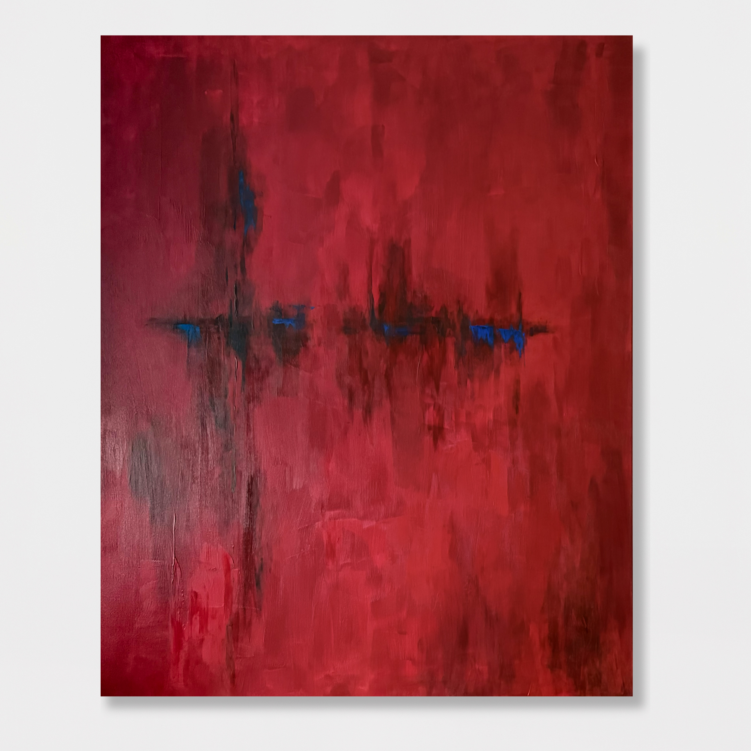Eruption – 2025 – Acrylic on canvas – 60 × 48 in