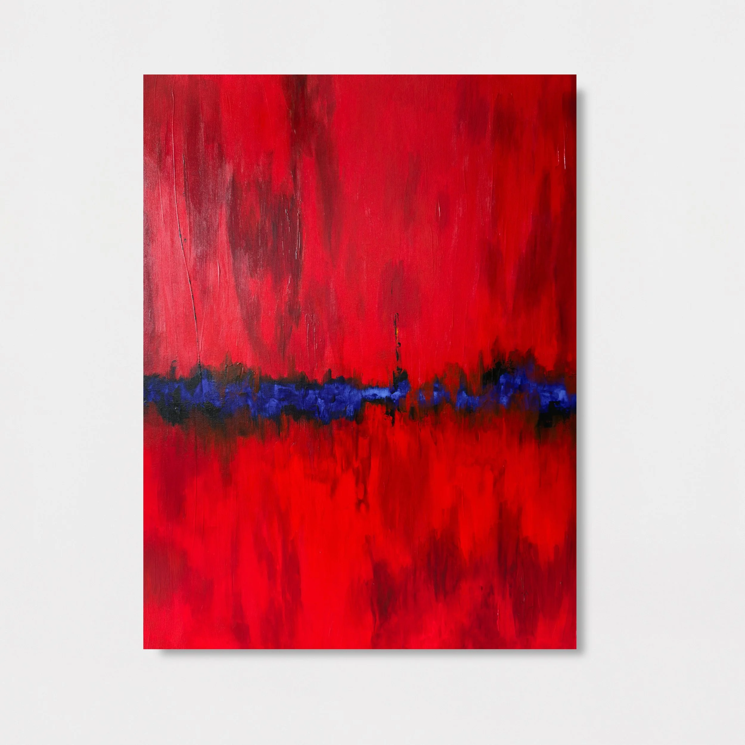 Fissure – 2026 – Acrylic on canvas – 40 × 30 in