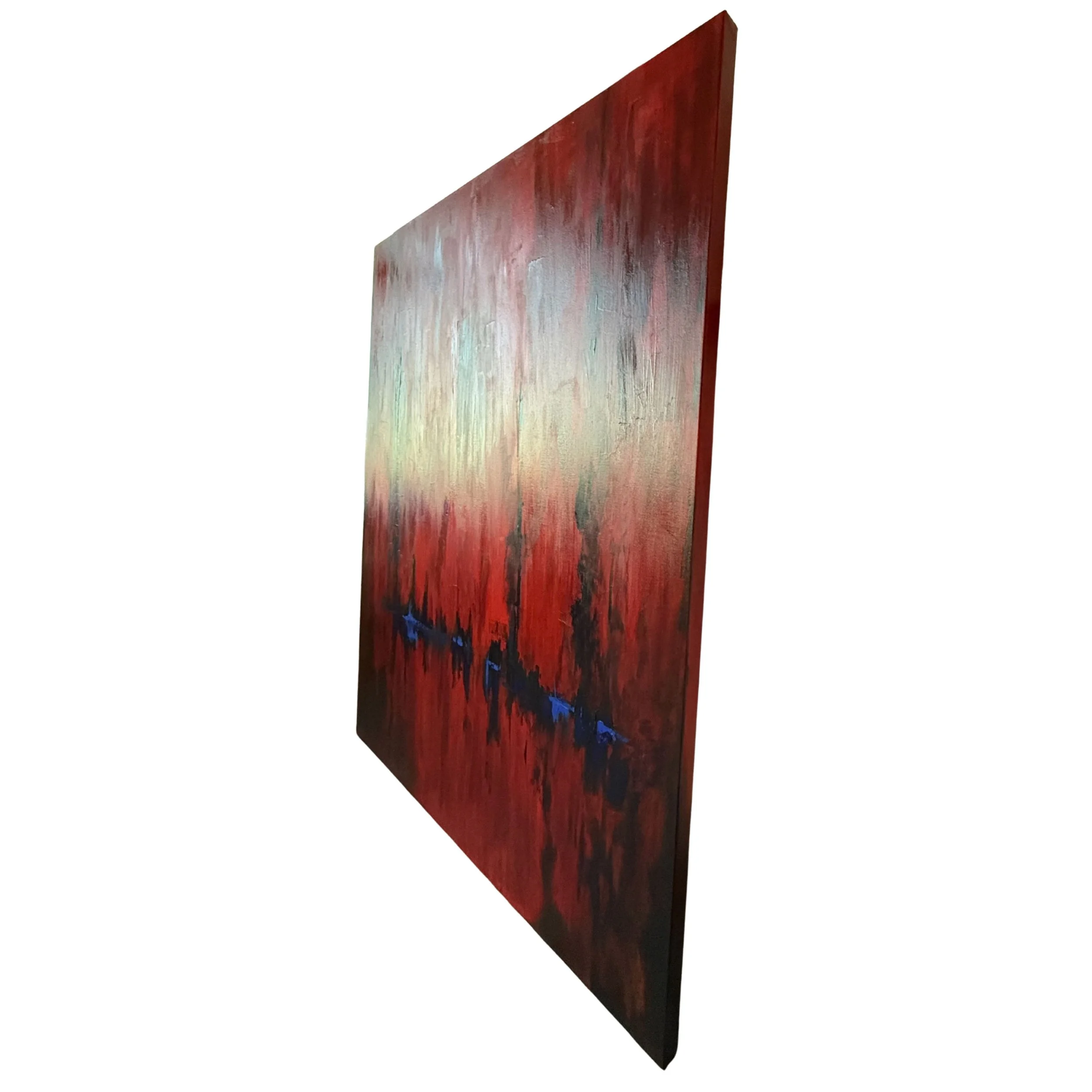 Gallery wrapped side view