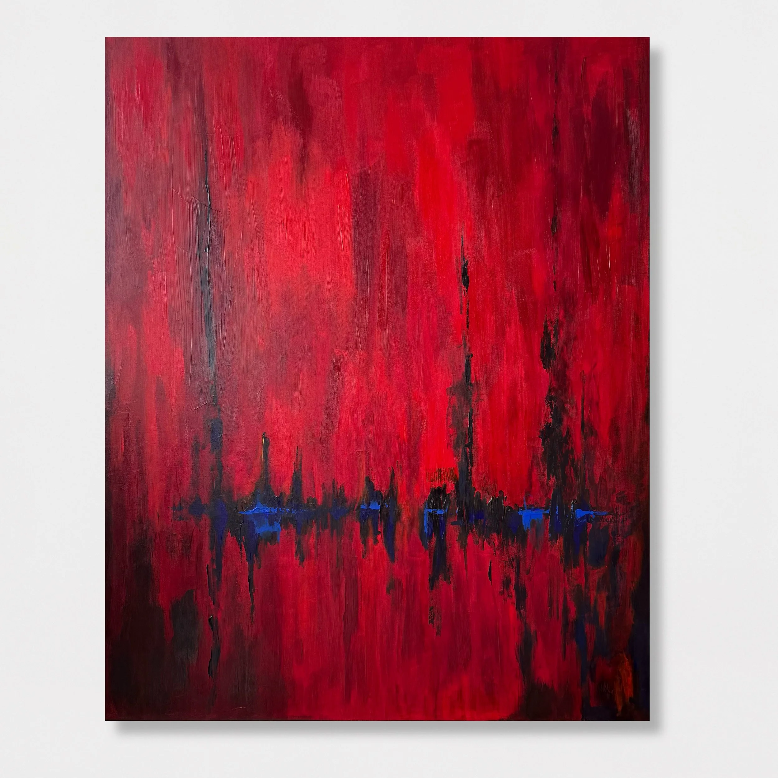 Fault Line – 2026 – Acrylic on canvas – 60 × 48 in