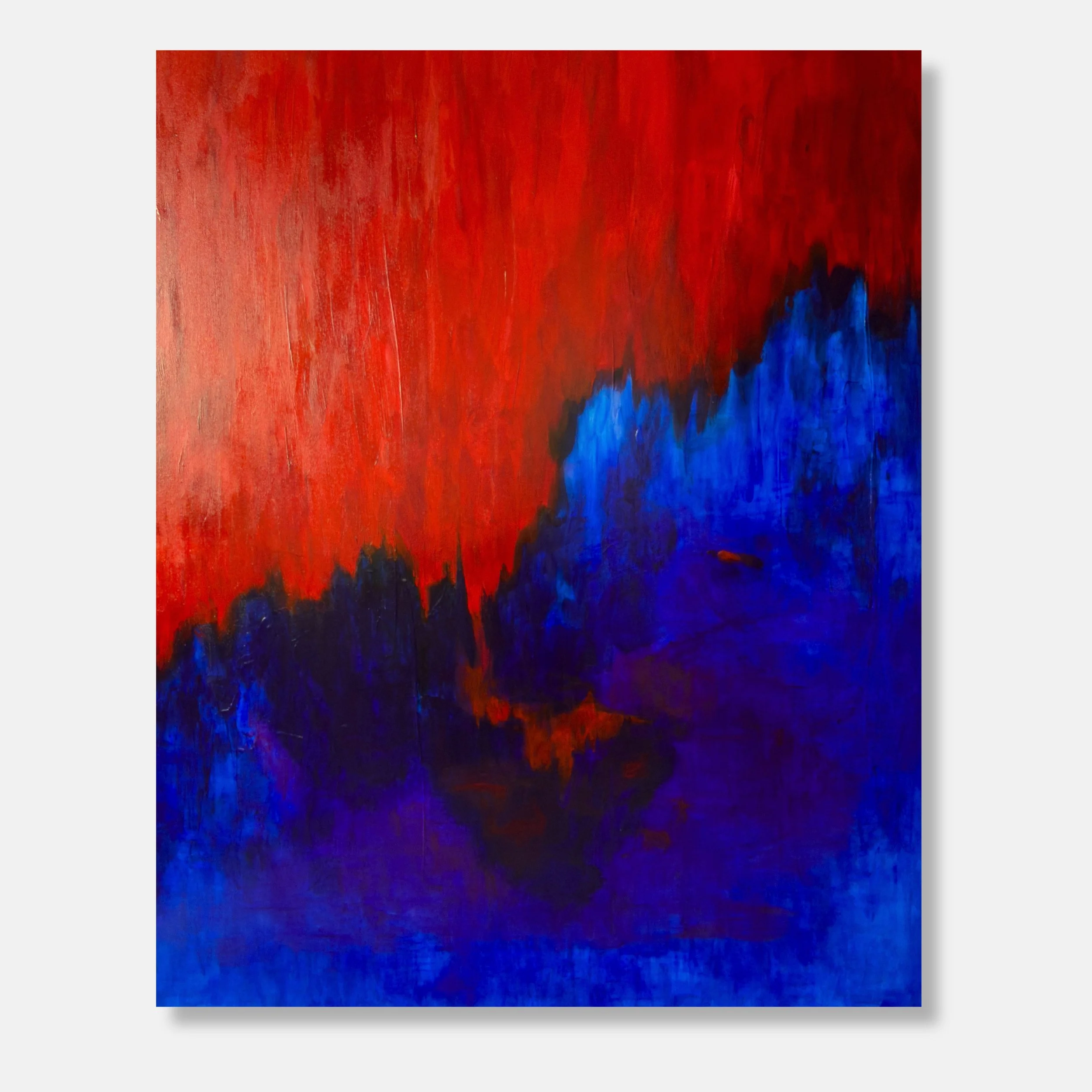 Volcanic – 2026 – Acrylic on canvas – 60 × 48 in – Not for sale