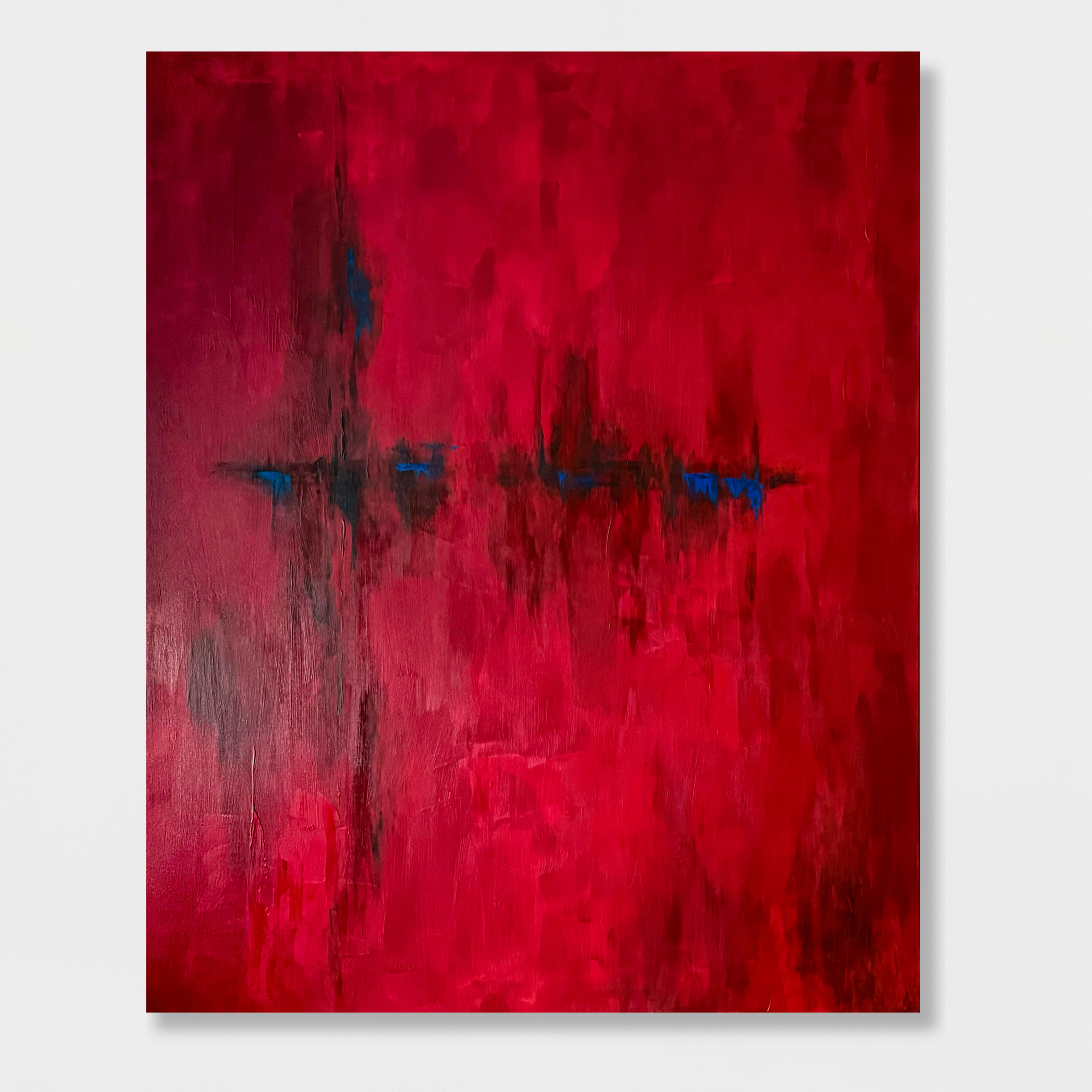 Eruption – 2025 – Acrylic on canvas – 60 × 48 in