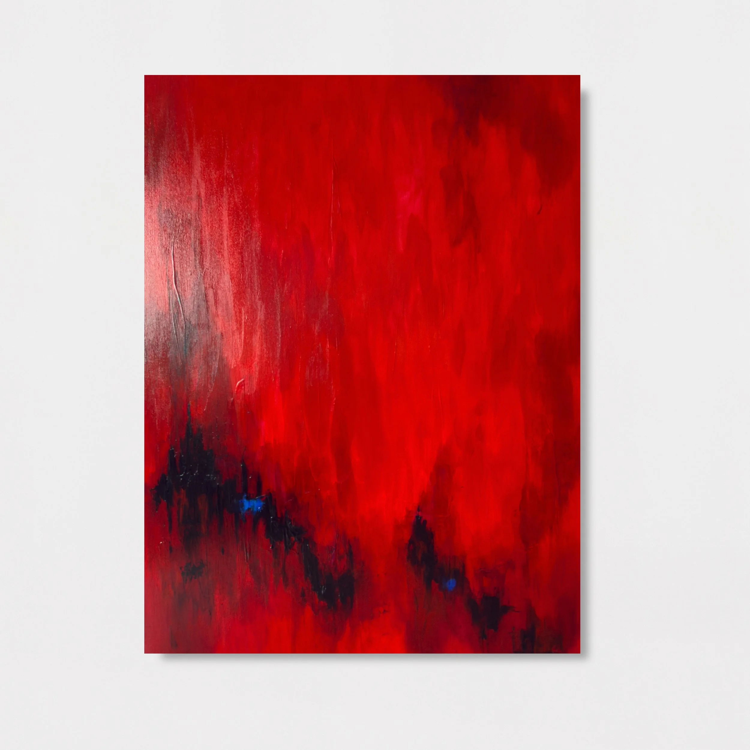 Crevasse – 2026 – Acrylic on canvas – 48 × 36 in