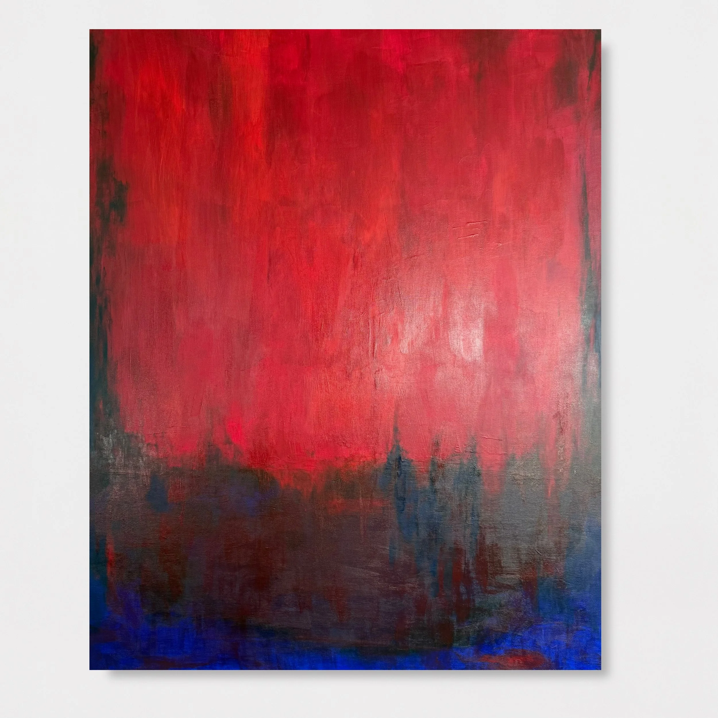 Compression – 2026 – Acrylic on canvas – 60 × 48 in