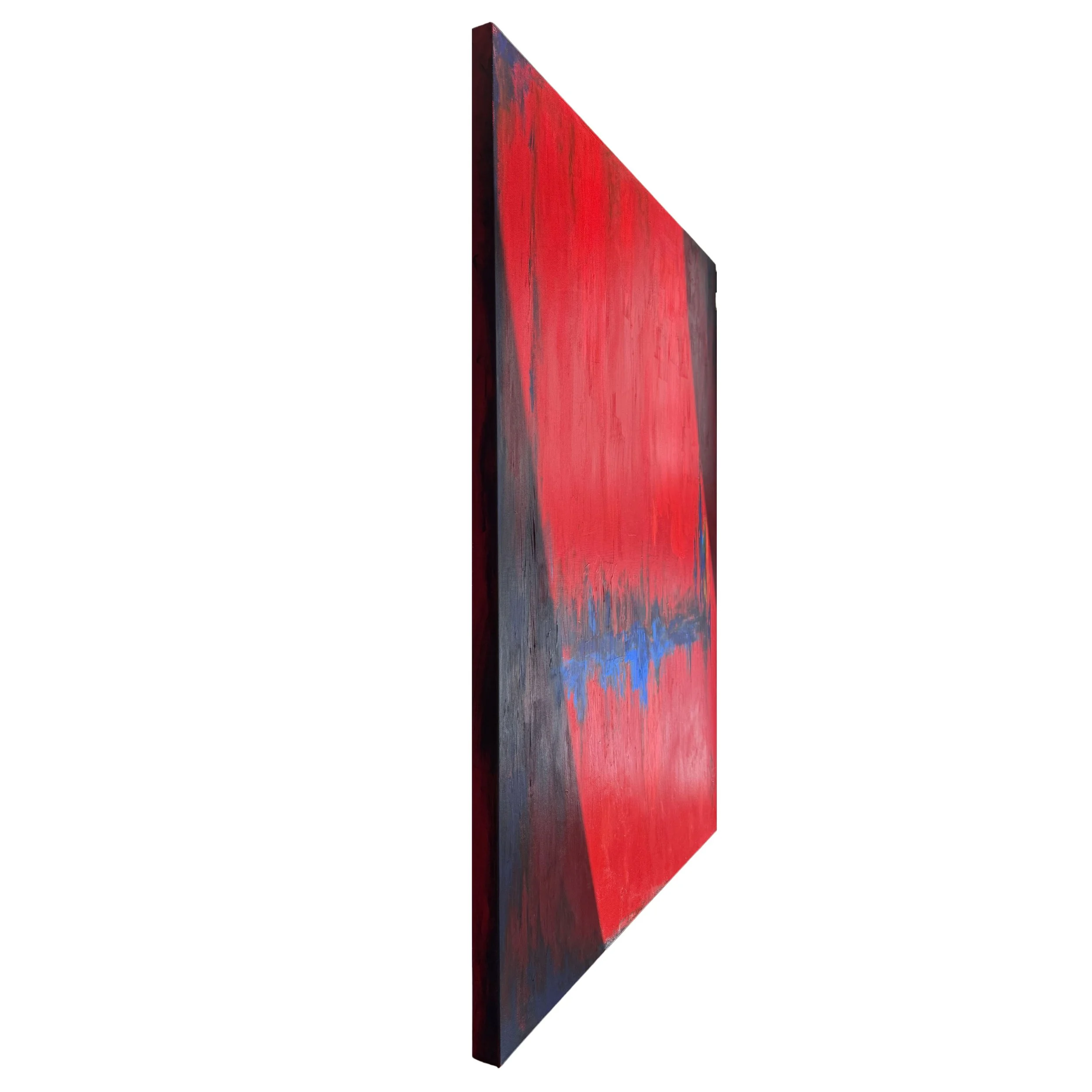 Gallery wrapped side view
