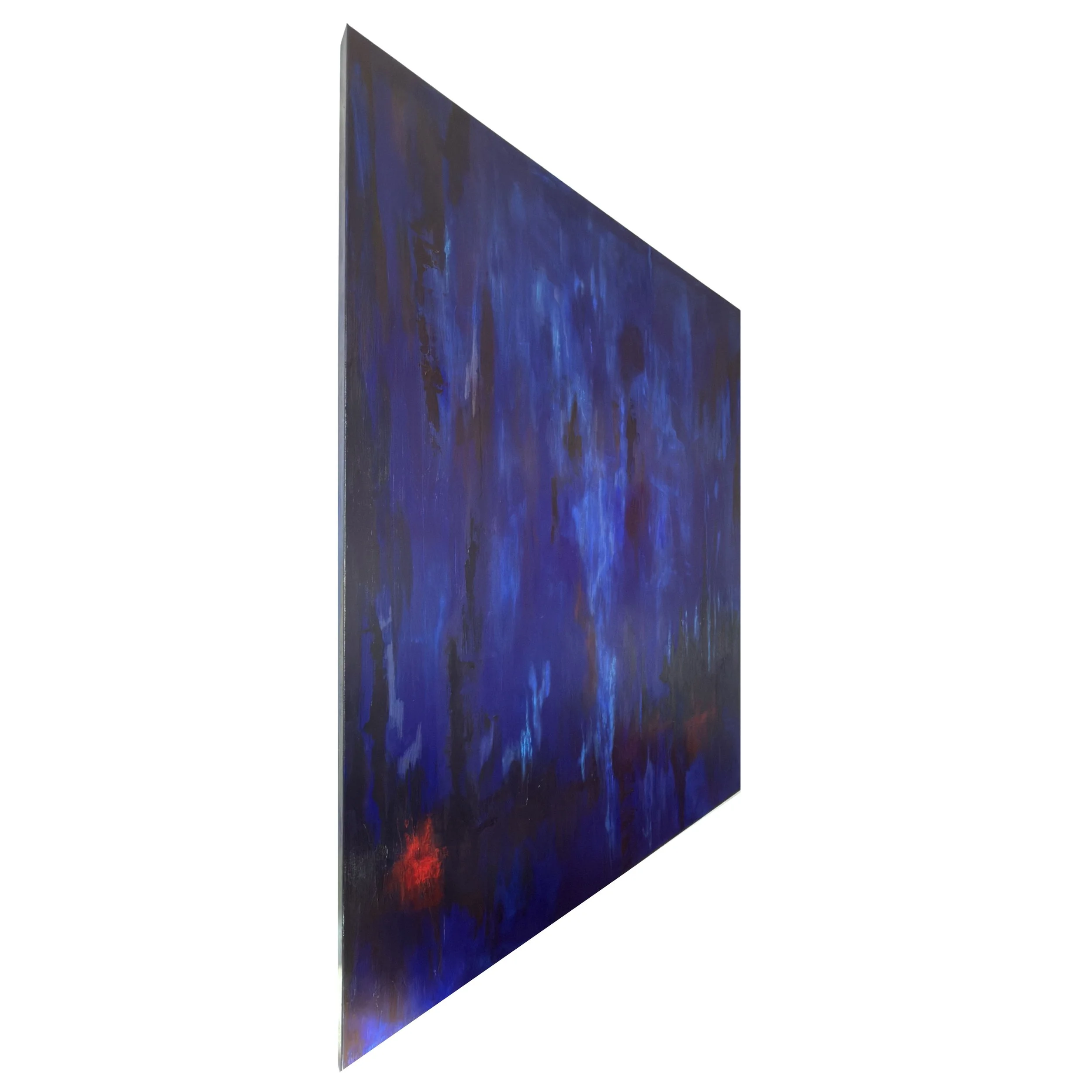 Gallery wrapped side view