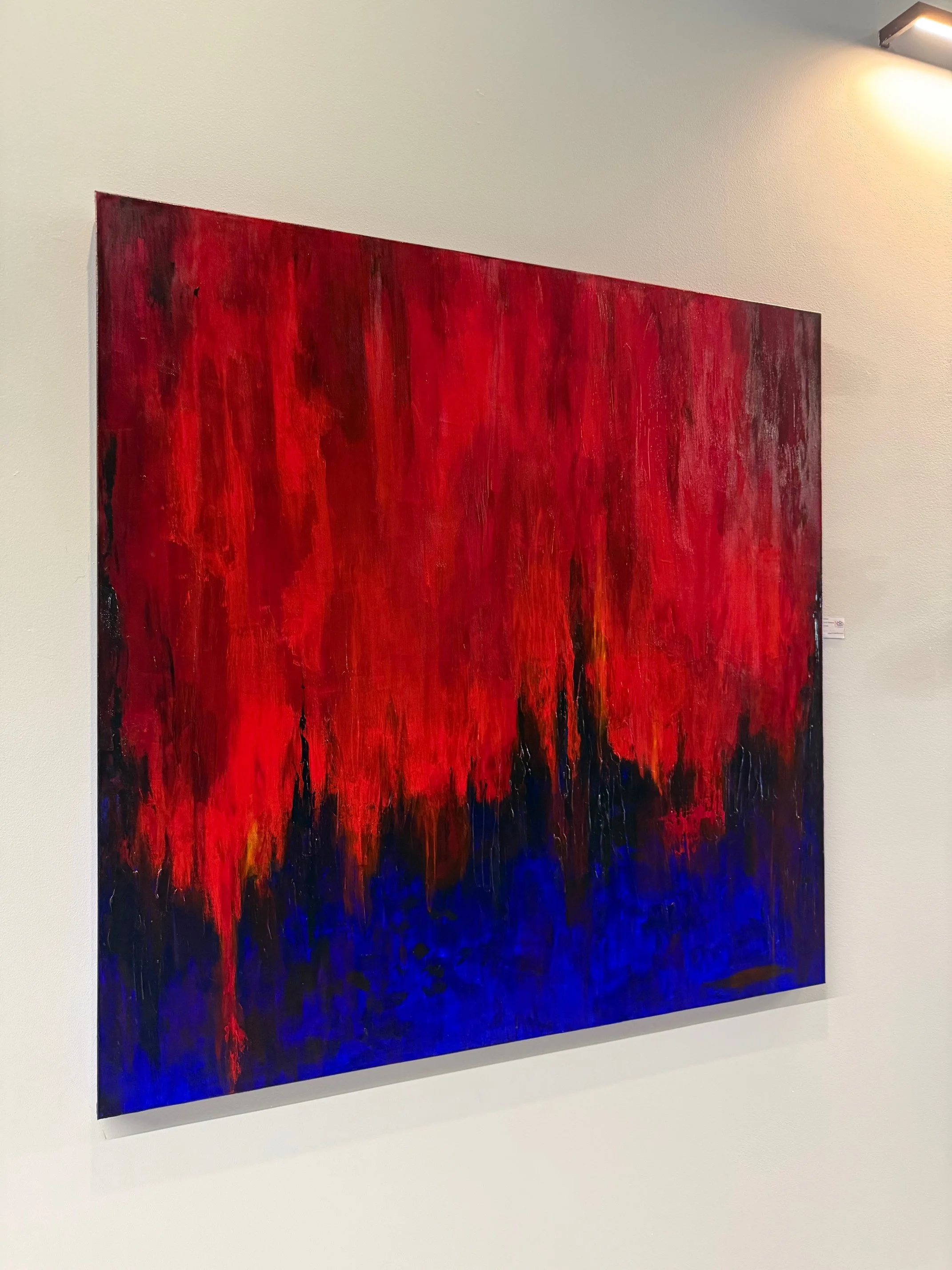 Gallery wrapped side view