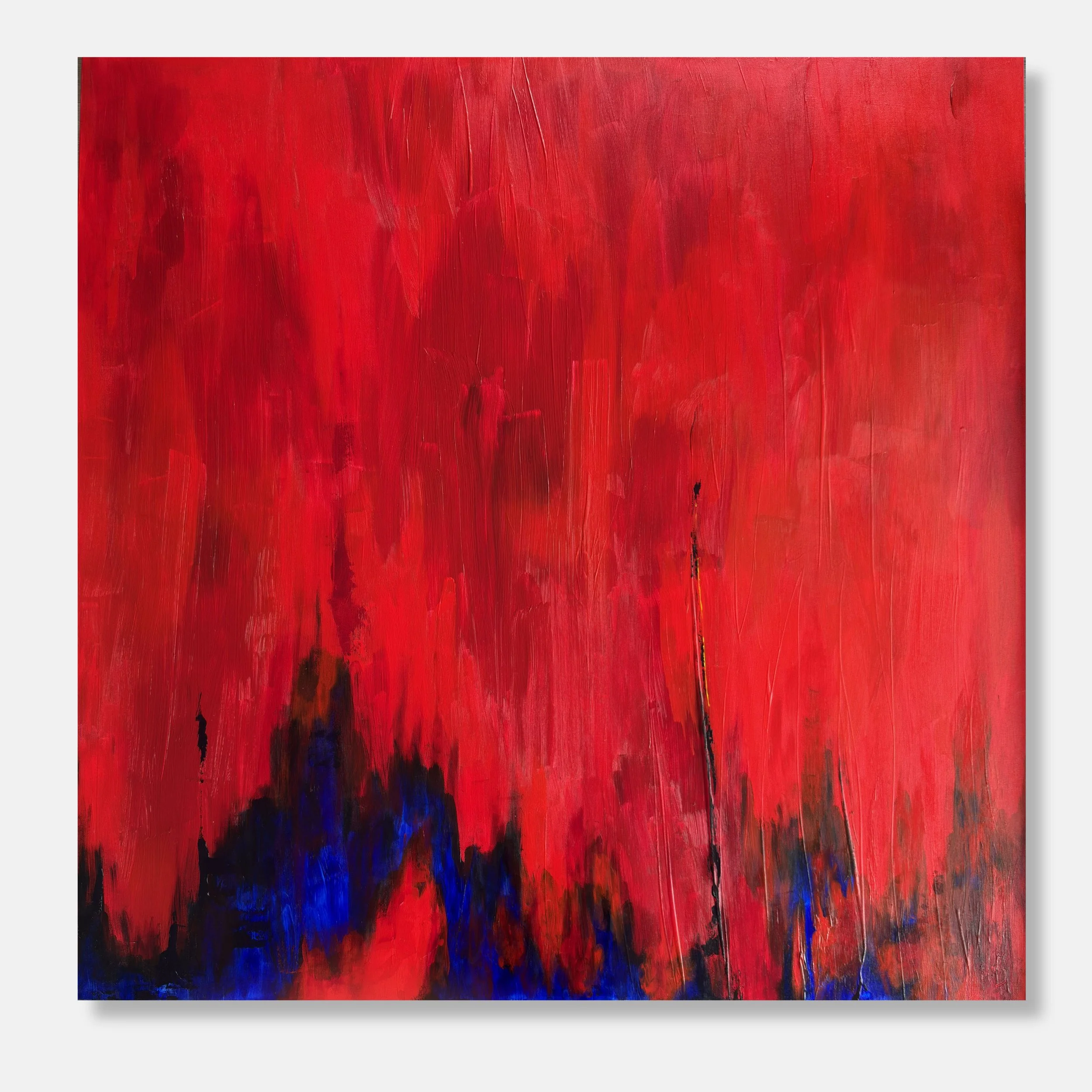 Sillage – 2026 – Acrylic on canvas – 48 × 48 in