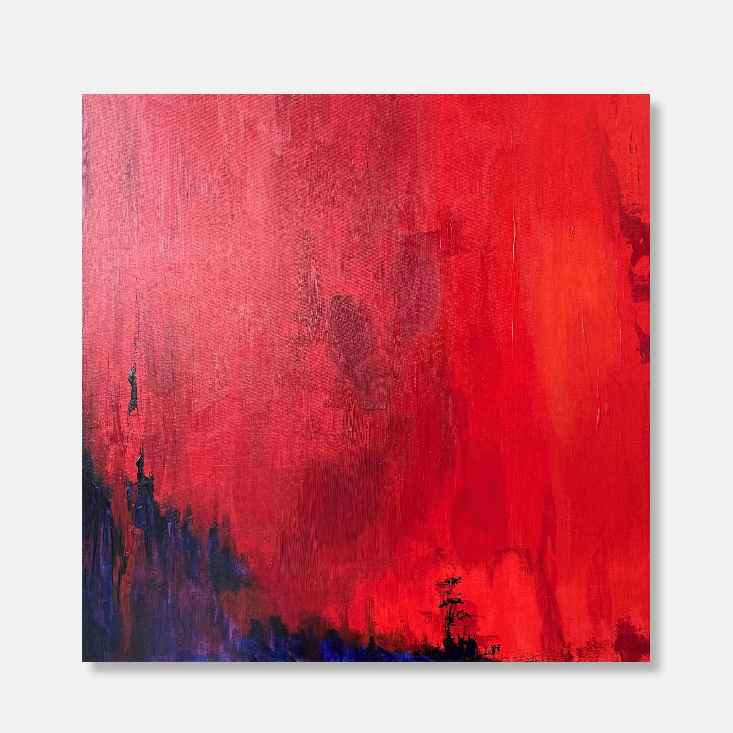 Emergence – 2026 – Acrylic on canvas – 36 × 36 in