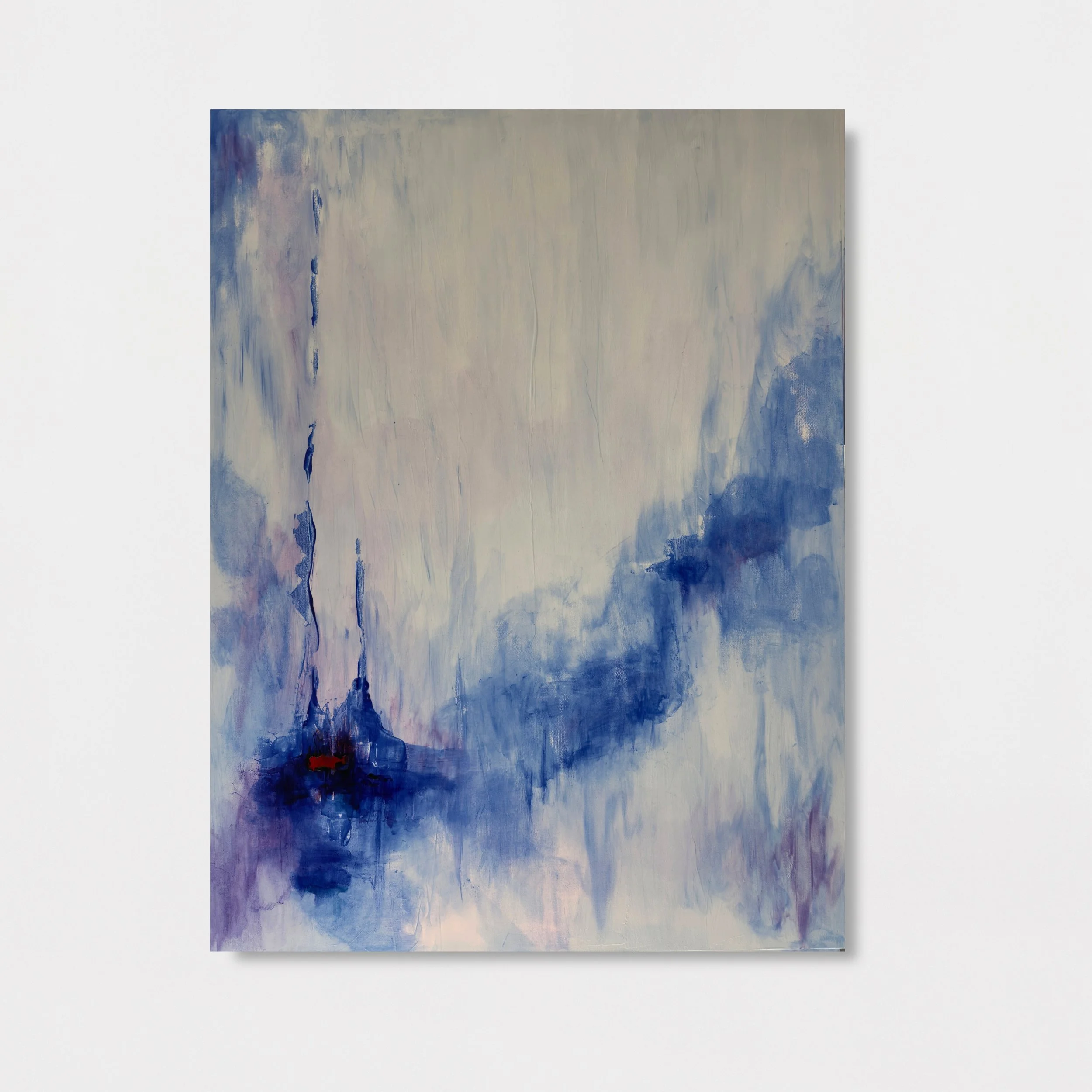 Erosion – 2026 – Acrylic on canvas – 48 × 36 in