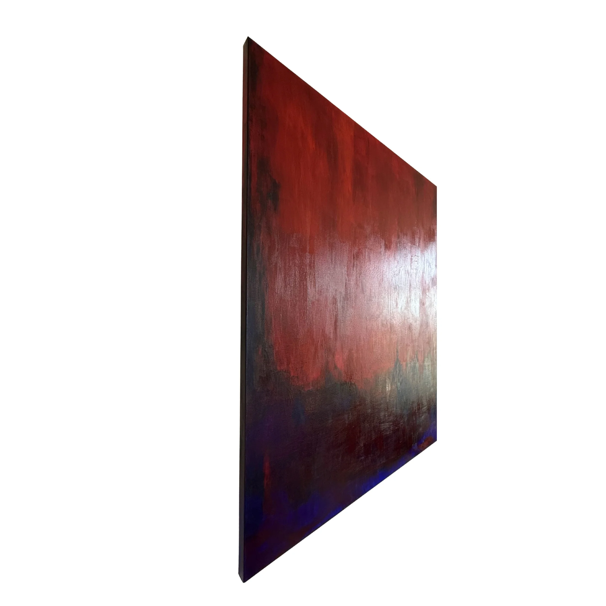 Gallery wrapped side view