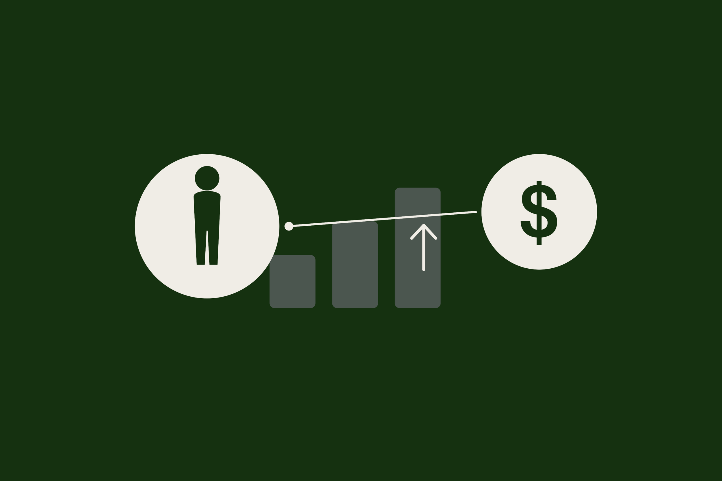 Illustration of an emerging fund manager connected to institutional capital, representing Joseph Anthony Group's capital introduction and manager readiness.