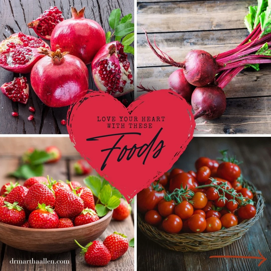 Show your heart some love &hearts;️ this Valentines. 
 
Nature knew what it was doing when it made heart-healthy foods red. 🍓🌶️🍒🍅

Here are a few red foods that support heart health. &hearts;️

#athensintegrativemedicine #aim #valentinesday #love