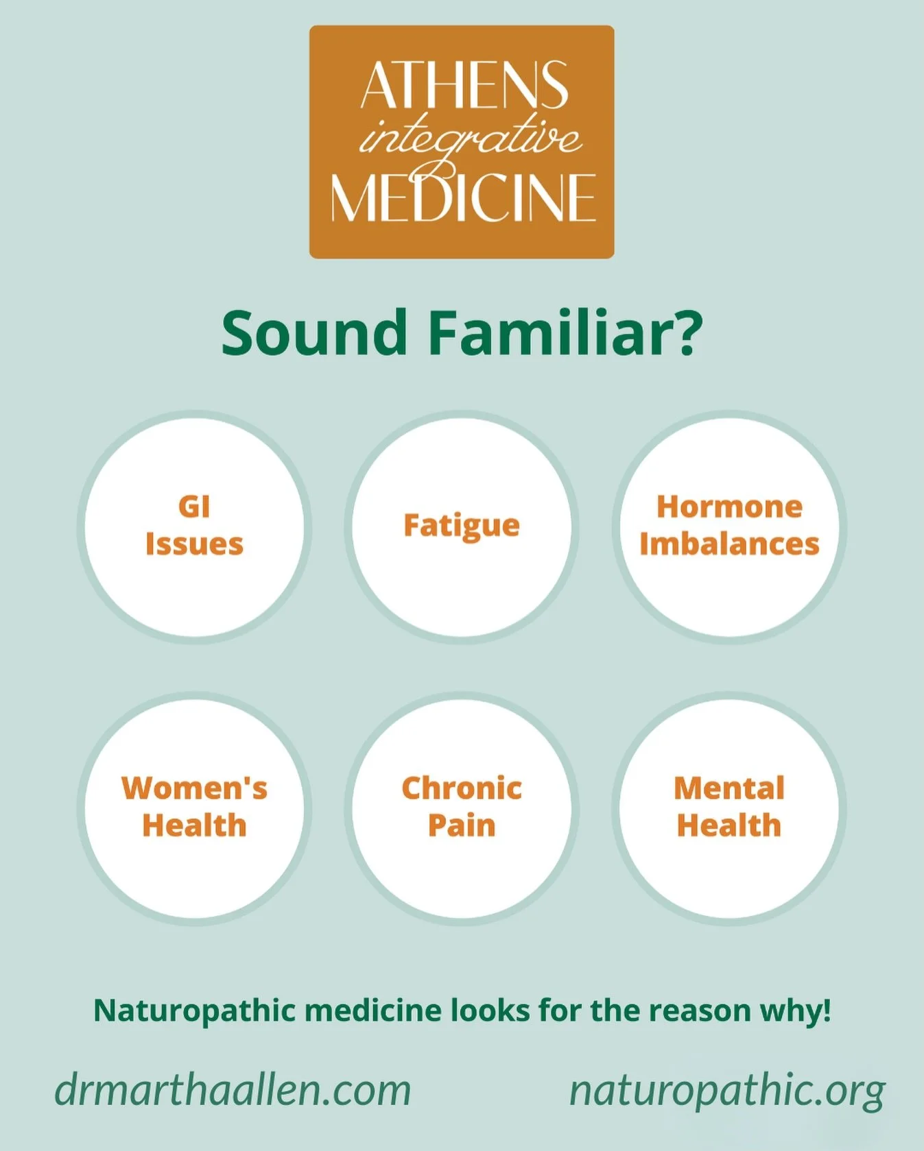 Naturopathic Medicine Week kicks off today and we&rsquo;re diving in! 🌿 

Naturopathic medicine goes beyond treating isolated symptoms. NDs look at the whole you: Your physical health, your mental and emotional well-being, your lifestyle, and ever