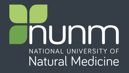 Logo for NUNM the National University of Natural Medicine in Portland, Oregon