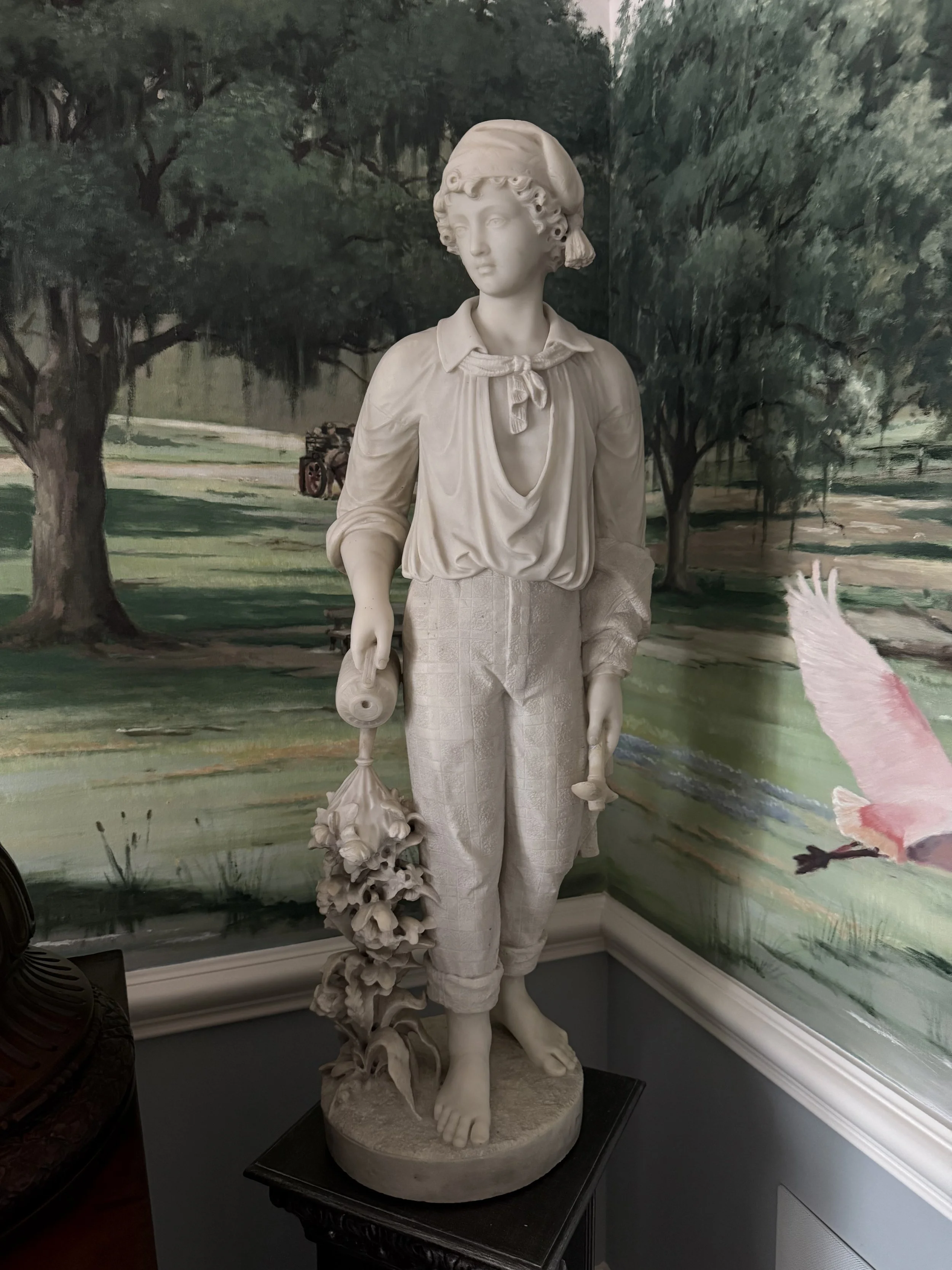 Exquisite Hand Carved Marble Statue