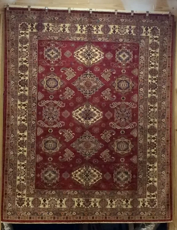 8’ x 10’ Fine Kazak Hand Knotted 100% Wool Rug