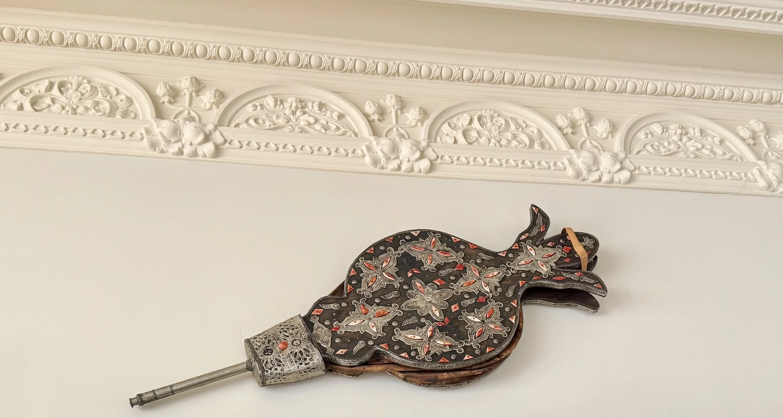 Antique fireplace bellow