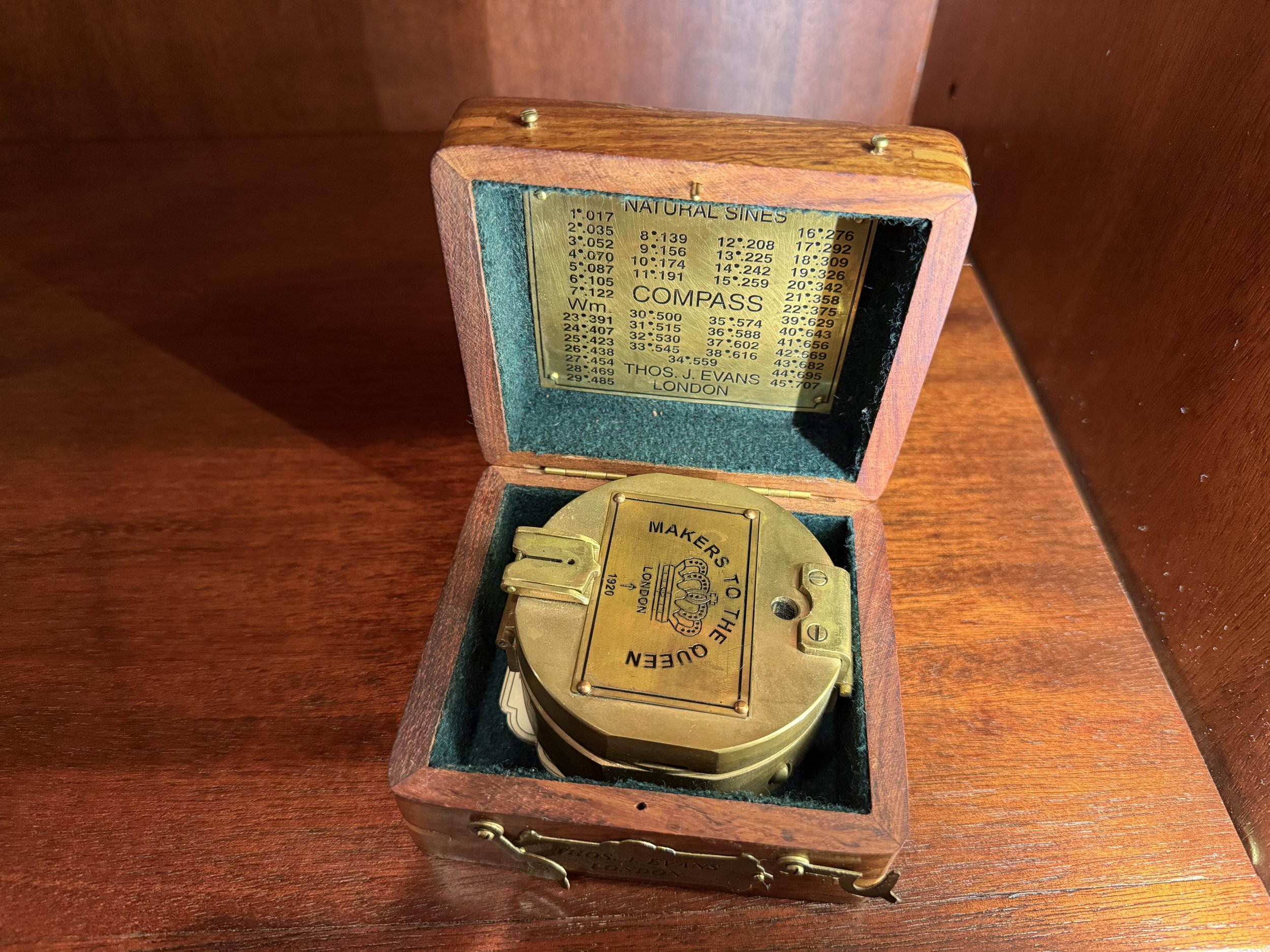 Solid Brass Engineer's Compass - 19th Century Reproduction