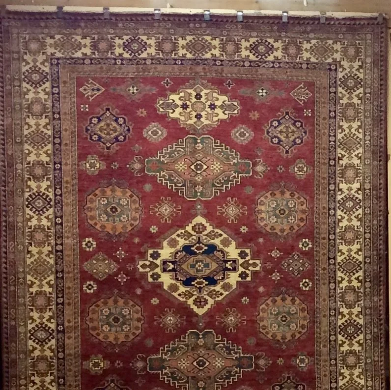 8’ x 10’ Fine Kazak Hand knotted 100% Wool Rug