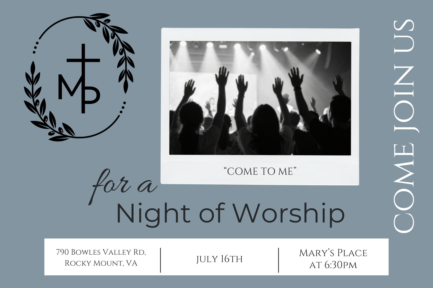 COME TO ME - Worship for the Weary Night